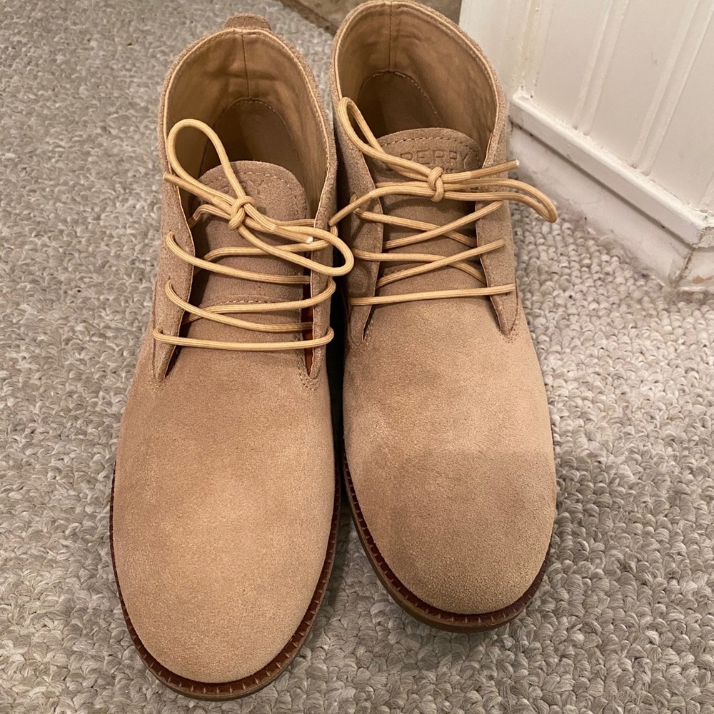 Sperry suede ankle boots